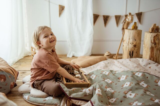 Śpiworek dla dziecka w misie zielony junior 3w1