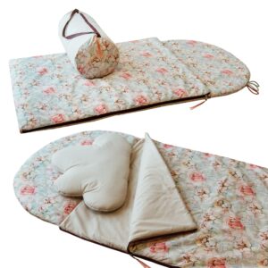 Śpiworek dla dziewczynki w różowe kwiatki junior 5-10lat