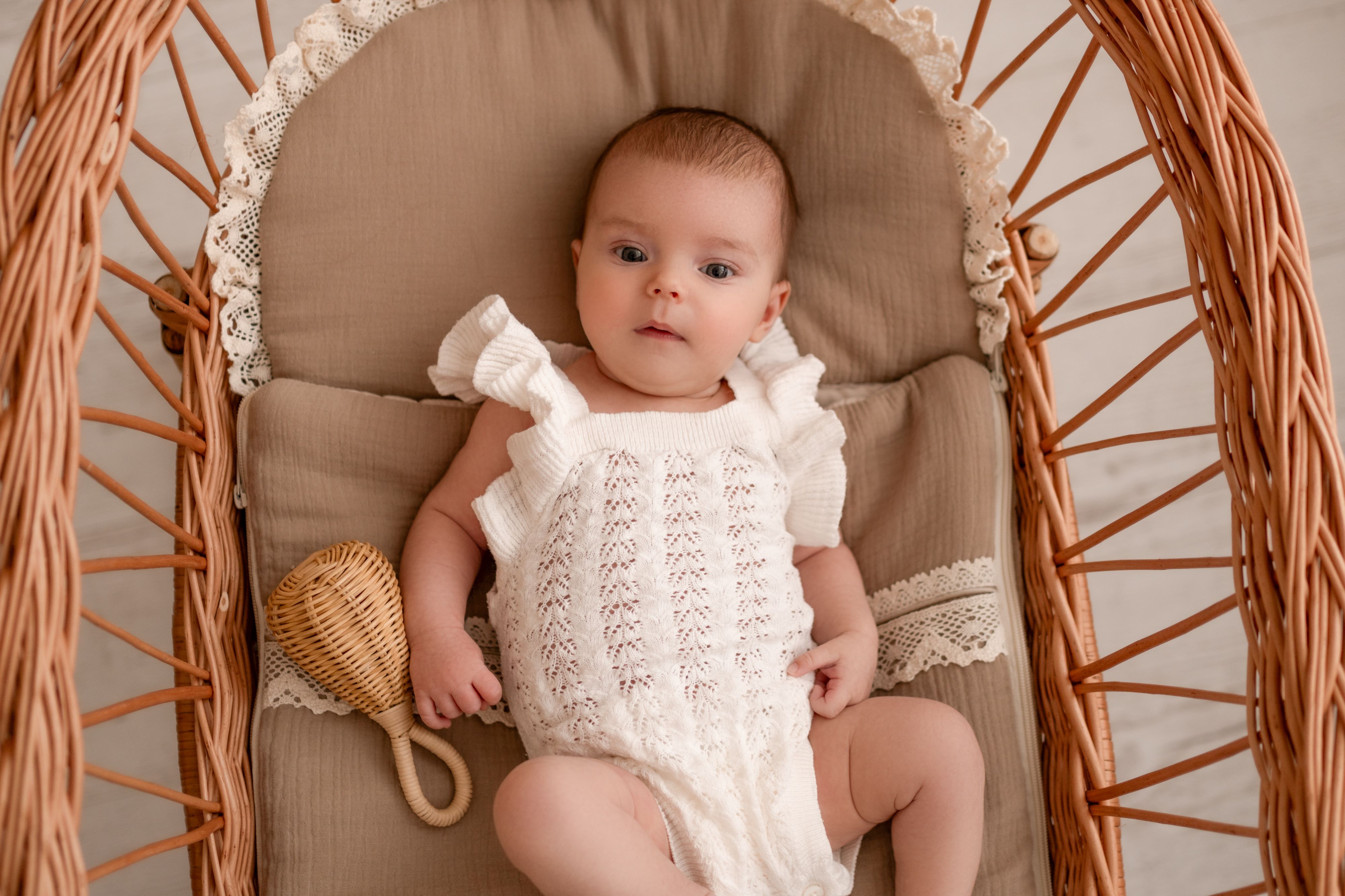 Śpiworek dla niemowlaka brązowy muślinowy bawełna 100% 6-18 miesięcy