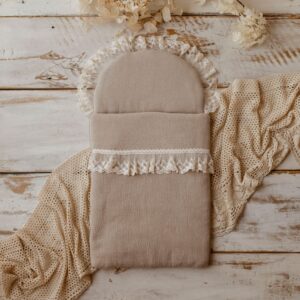 Śpiworek dla niemowląt len premium 100%