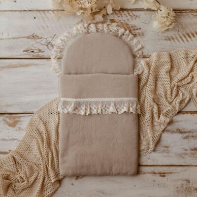 Śpiworek dla niemowląt len premium 100%