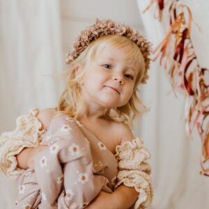 Śpiworek dla przedszkolaka 140×75cm różowy w kwiatki