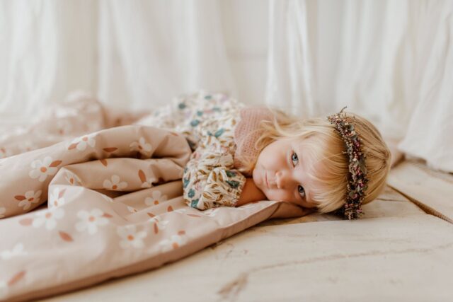 Śpiworek do przedszkola pościel zestaw 3w1 retro kwiatuszki róż