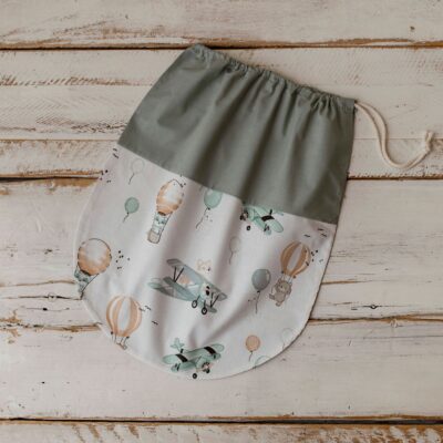 Śpiworek do przedszkola 140cmx75cm lot balonem