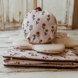 Śpiworek do przedszkola 140×75cm śliczne kwiatuszki