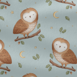 Śpiworek do przedszkola 140×75cm w sowim gaju