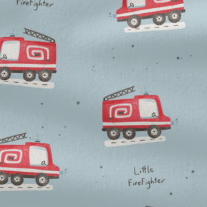 Śpiworek do przedszkola 140×75cm wozy strażackie