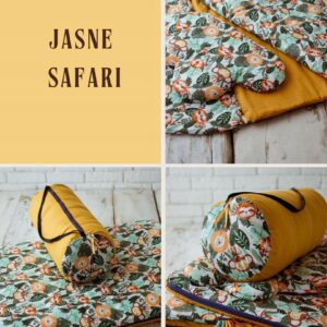 Śpiworek do przedszkola bawełniany 140×75cm safari