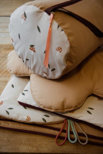 Śpiworek do przedszkola bawełniany zestaw 3w1 – poduszka i worek