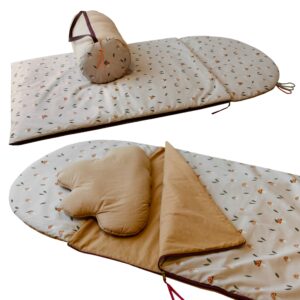 Śpiworek do przedszkola bawełniany zestaw 3w1 – poduszka i worek