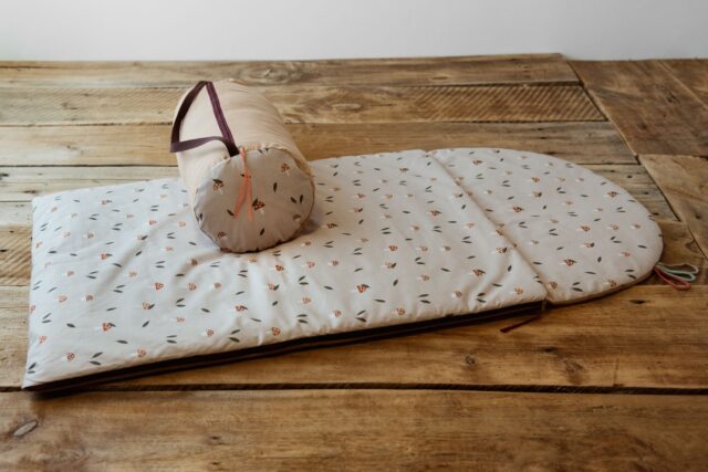 Śpiworek do przedszkola bawełniany zestaw 3w1 – poduszka i worek