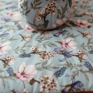 Śpiworek do przedszkola dla dziewczynki 140×75cm kwiatki