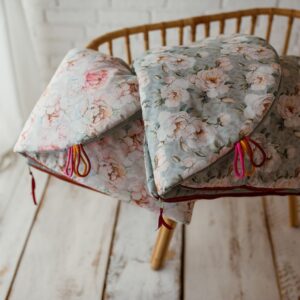 Śpiworek do przedszkola dla dziewczynki 140×75cm kwiatki