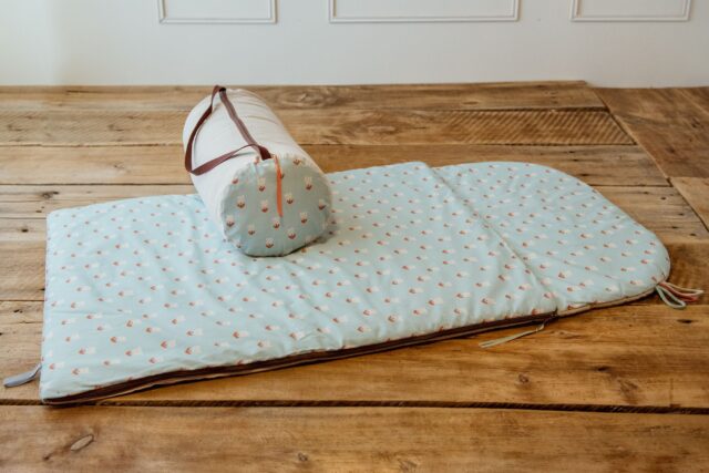 Śpiworek do przedszkola pościel 3w1 tulipany