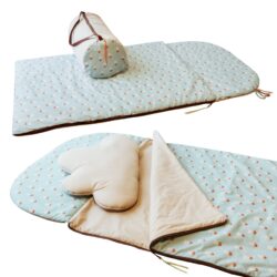 Śpiworek do przedszkola pościel 3w1 tulipany