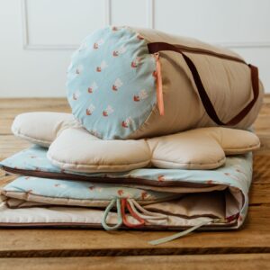 Śpiworek do przedszkola pościel 3w1 tulipany