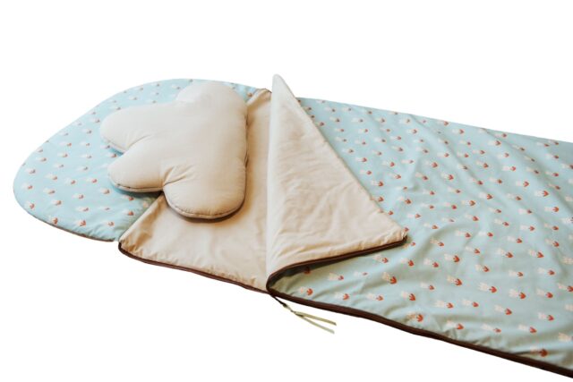 Śpiworek do przedszkola pościel 3w1 tulipany