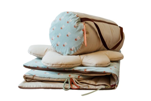 Śpiworek do przedszkola pościel 3w1 tulipany