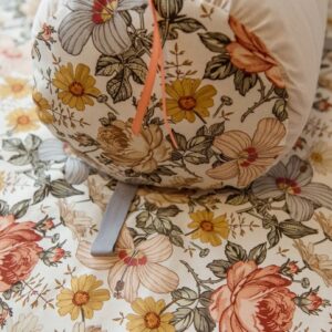 Śpiworek do przedszkola pościel 3w1 kwiaty retro