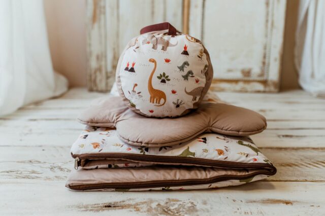 Śpiworek do przedszkola w dinozaury