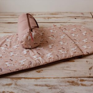 Śpiworek do przedszkola w jednorożce dla dziewczynki + poduszka