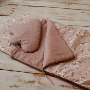 Śpiworek do przedszkola w jednorożce dla dziewczynki + poduszka