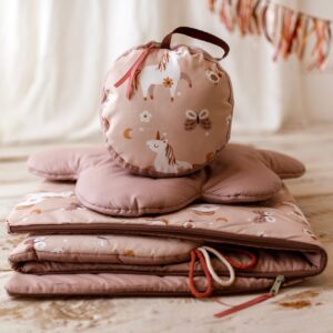 Śpiworek do przedszkola w jednorożce dla dziewczynki + poduszka