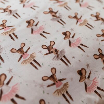 Śpiworek do przedszkola z workiem 140cmx75cm baletnice