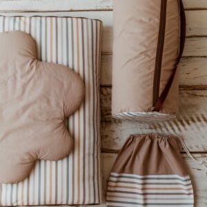 Śpiworek do przedszkola z workiem 140×75cm paski