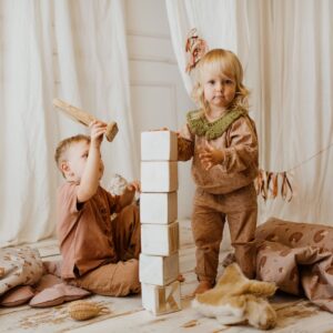 Śpiworek do przedszkola z workiem zestaw 3w1 jeżyki beżowe