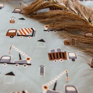 Śpiworek do żłobka dla chłopca w samochodziki niebieski