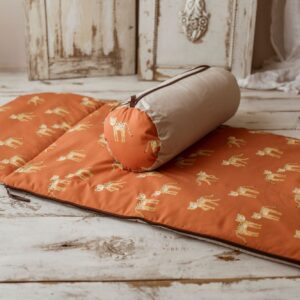 Śpiworek do żłobka z pokrowcem 120×60cm gepardy