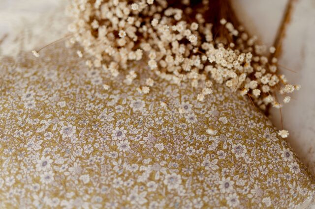 Śpiworek niemowlęcy 40×75– bawełna premium 100% łąka oliwkowa