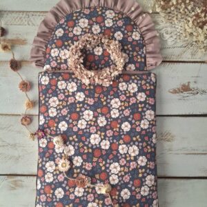 Śpiworek niemowlęcy 40×75cm jesienne kwiatuszki