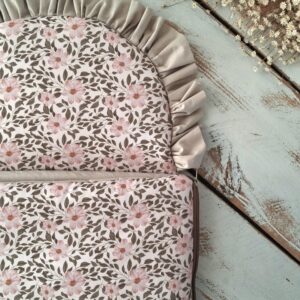 Śpiworek niemowlęcy 40×75cm kwiatuszki różowe