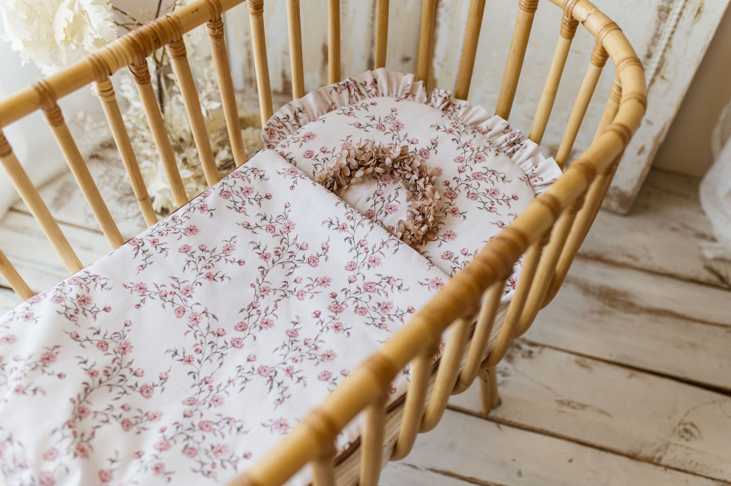 Śpiworek niemowlęcy biały 50×100cm