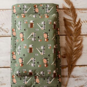 Śpiworek pościel do żłobka 3w1 auta zielone