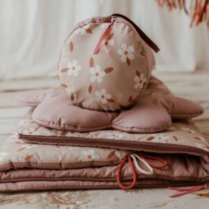 Śpiworek pościel do żłobka zestaw kwiatuszki retro