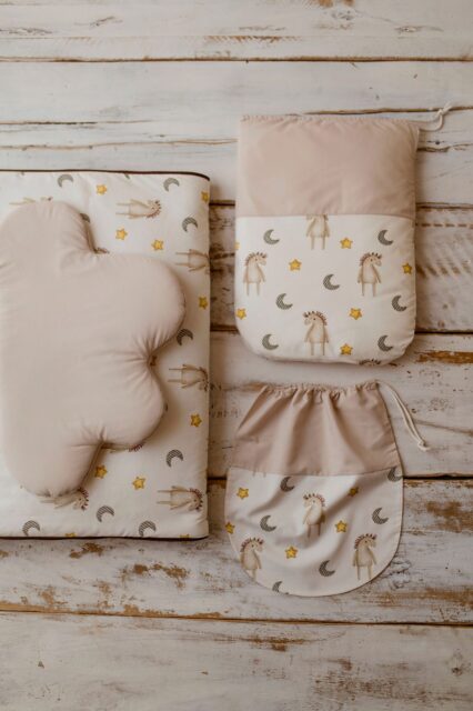 Śpiworek z poduszką do żłobka 60×120cm przytulanka