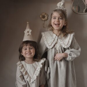 Sukienka Marysia natural koronka damska