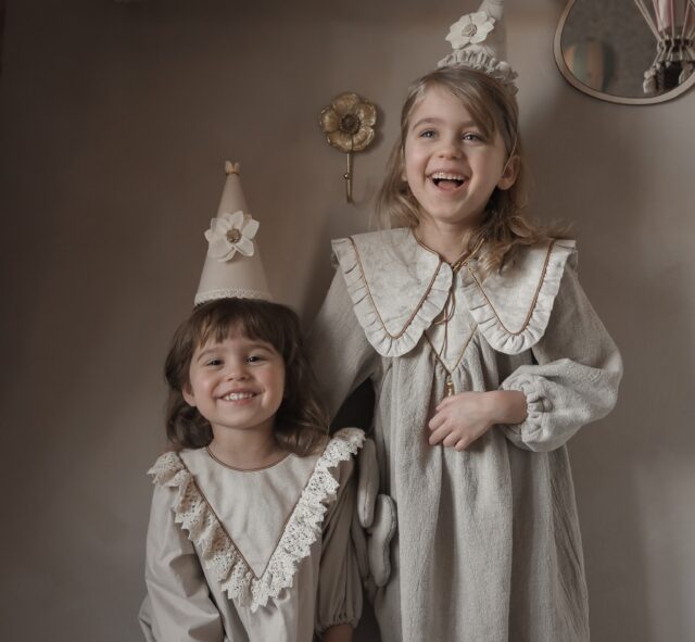 Sukienka Marysia natural koronka damska