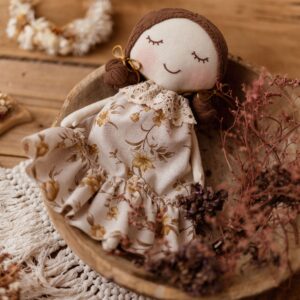 Szmacianka lalka przytulanka retro Marysia honey