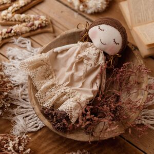 Szmacianka lalka przytulanka retro Marysia honey