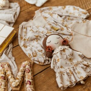 Szmacianka lalka przytulanka retro Marysia honey