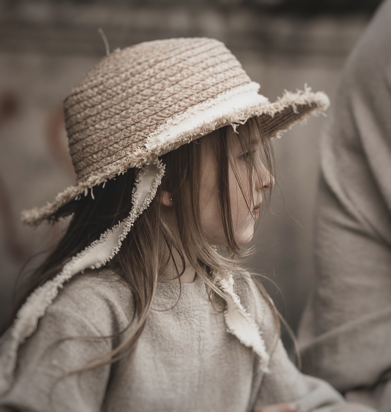 T-shirt lniany unisex z krótkim rękawkiem premium