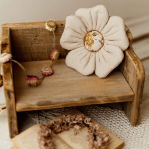 Torebka dziewczynka boho len sesja kwiatek