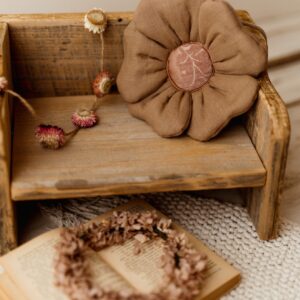 Torebka dziewczynka boho len sesja kwiatek