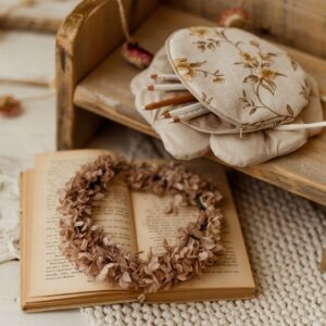 Torebka dziewczynka boho len sesja kwiatek