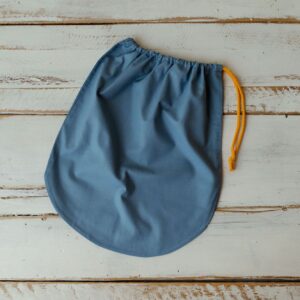 Woreczek na buty do przedszkola niebieski