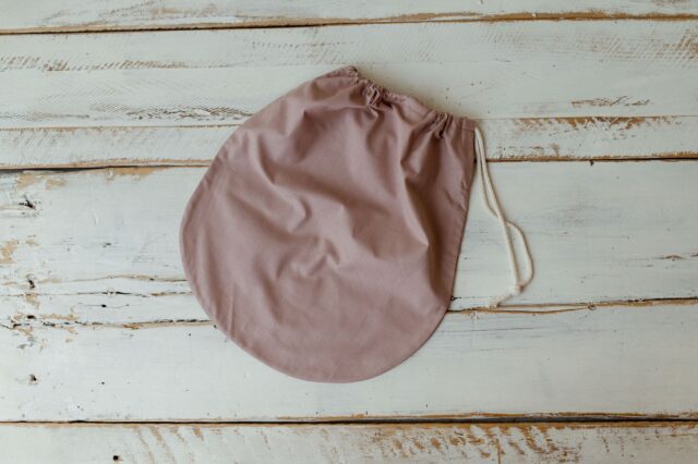 Worek bawełniany na pościel do przedszkola retro róż 50×70